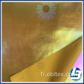 Tissu d&#39;impression de feuille de polyester design Obl20-951